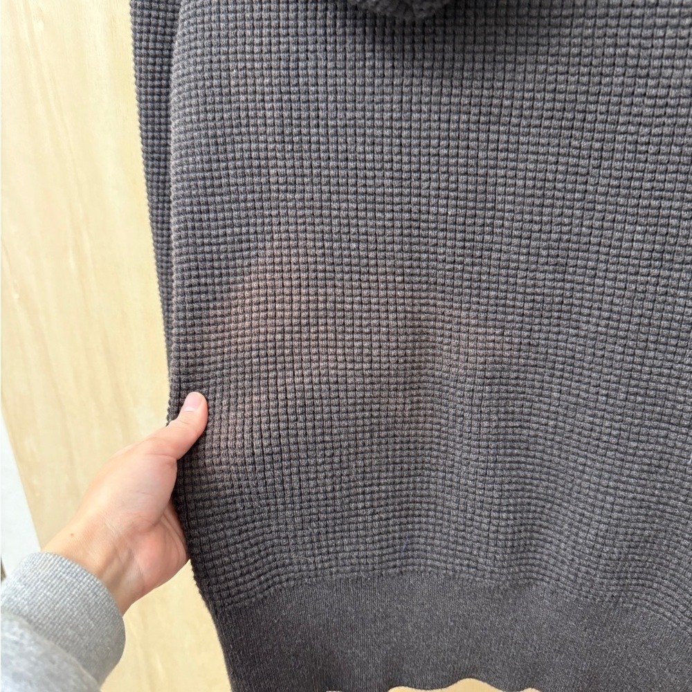 ALLSAINTS Charter Waffle-Knit Cotton Hoodie Small‎ - Picture 5 of 5